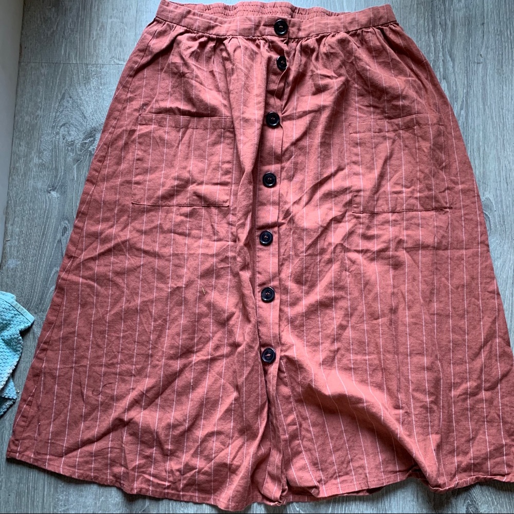Button Up Skirt